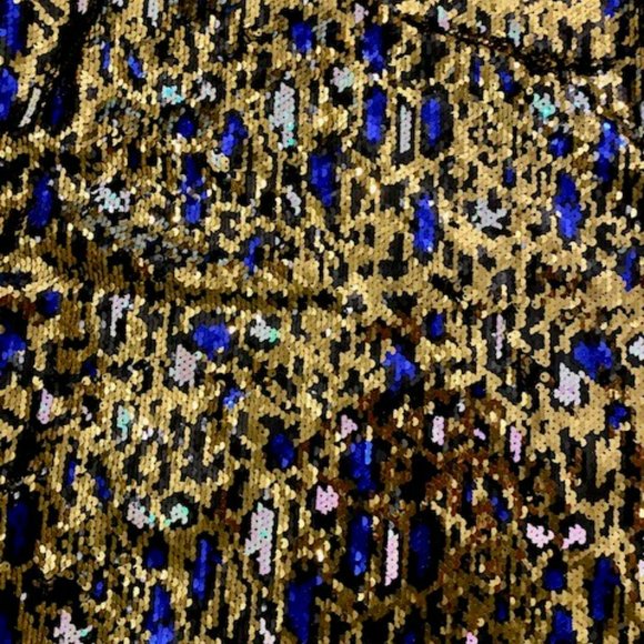 KARLIE leopard sequin Mini Dress - Picture 7 of 9